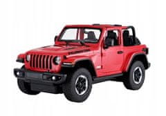 Lean-toys Auto R/C Jeep Wrangler Rubicon 1:14 Rastar Red