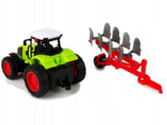Lean-toys Dálkově ovládaný traktor 1:16 Pryžová kola na dálkové ovládání