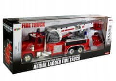 Lean-toys Firetruck 60 cm výsuvný otočný žebřík R / CD