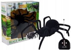 Lean-toys Velký chlupatý pavouk černá vdova na dálkové ovládání