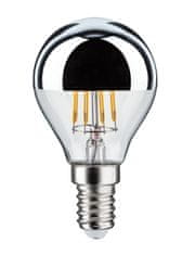 Paulmann Paulmann LED Retro-kapka 4,8W E14 stříbrný vrchlík teplá bílá stmívatelné 286.67 P 28667 28667