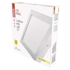 Emos EMOS LED panel 225×225, přisazený bílý, 18W teplá bílá 1539061070