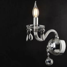 ACA ACA Lighting Crystal nástěnné svítidlo BLK82041WSGC