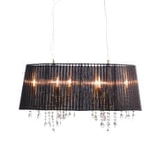 ACA ACA Lighting Textile závěsné svítidlo 2P800BK