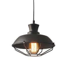 ACA ACA Lighting Vintage závěsné svítidlo KS1463P1BK