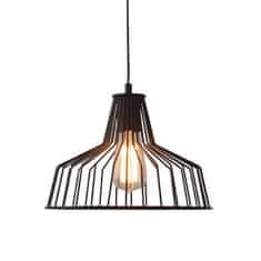 ACA ACA Lighting Vintage závěsné svítidlo KS1525P1BK