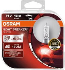 Osram OSRAM H7 64210NBS-HCB NIGHT BREAKER SILVER plus 100procent 55W