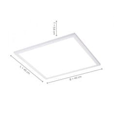 PAUL NEUHAUS PAUL NEUHAUS LED panel, stropní svítidlo, úspora místa, bílé 2700-5000K LD 14531-16