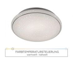 PAUL NEUHAUS PAUL NEUHAUS LED stropní svítidlo bílé hvězdné nebe, kruhové 2700-5000K LD 14364-16