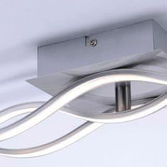 PAUL NEUHAUS PAUL NEUHAUS LED stropní svítidlo, 3-ramenné, design vlny, ocel 3000K LD 15166-55