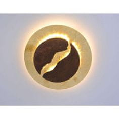 PAUL NEUHAUS PAUL NEUHAUS LED stropní svítidlo, imitace plátkového zlata a rzi, moderní SimplyDim 3000K PN 6982-48
