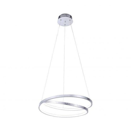 PAUL NEUHAUS PAUL NEUHAUS LED závěsné svítidlo, imitace plátkového stříbra, moderní design SimplyDim 3000K PN 2472-21