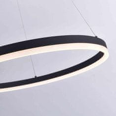 PAUL NEUHAUS PAUL NEUHAUS LED závěsné svítidlo, kruhové, antracit, moderní design SimplyDim 2700K PN 2383-13