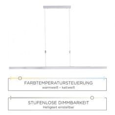 PAUL NEUHAUS PAUL NEUHAUS LED závěsné svítidlo, lineární, hliník, nastavitelné 2700-5000K PN 2568-95