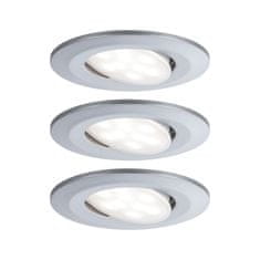 Paulmann PAULMANN Vestavné svítidlo LED Calla kruhové 3x6,5W matný chrom výklopné 999.33 P 99933 99933