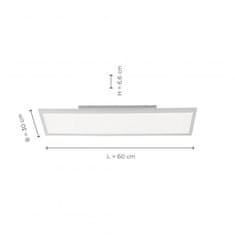 PAUL NEUHAUS LEUCHTEN DIRECT LED stropní svítidlo, panel, bílé, 60x30cm 4000K LD 14474-16