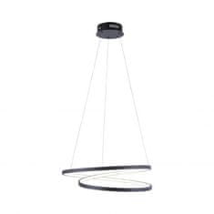 PAUL NEUHAUS PAUL NEUHAUS LED závěsné svítidlo, kruhové, černá, elegantní design SimplyDim 3000K PN 2472-18