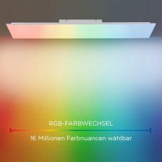 PAUL NEUHAUS PAUL NEUHAUS Q-FRAMELESS, LED panel, Smart Home, 120x30cm RGB plus 3000-5000K PN 8289-16