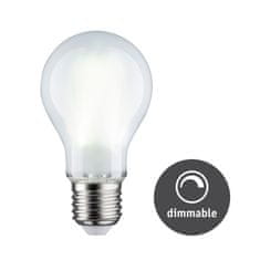 Paulmann PAULMANN LED Filament žárovka bílá/mat 9W E27 denní bílá stmívatelné 288.16 28816