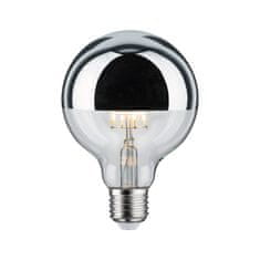 Paulmann PAULMANN LED Globe 4,8 W E27 zrcadlový svrchlík stříbrná teplá bílá 286.72 28672
