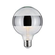 Paulmann PAULMANN LED Globe 6,5 W E27 kruhové zrcadlo stříbrná teplá bílá stmívatelné 286.81 28681