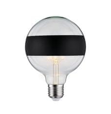 Paulmann PAULMANN LED Globe 6,5 W E27 kruhové zrcadlo černá mat teplá bílá stmívatelné 286.82 28682