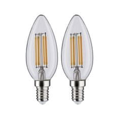 Paulmann PAULMANN LED Filament svíčka 2x4,5W E14 2700K teplá bílá 287.88 28788