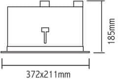 Light Impressions Deko-Light stropní vestavné svítidlo Kardan 220-240V AC/50-60Hz G12 2x max. 70,00 W 372 stříbrná 850055