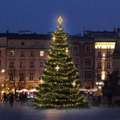 DecoLED LED světelná sada na stromy vysoké 6-8m, teplá bílá s dekory EFD15WS2