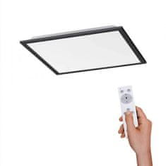 PAUL NEUHAUS LEUCHTEN DIREKT is JUST LIGHT LED panel svítidlo hranaté v černé s nastavitelou barvou světla a funkcí stmívání 2700-5000K