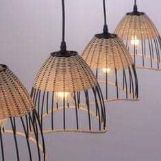 PAUL NEUHAUS LEUCHTEN DIREKT is JUST LIGHT Závěsné svítidlo v rustikálním vintage designu ze dřeva a kovu