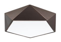 Nova Luce Nova Luce Kubisticky laděné stropní svítidlo Darius v různých barevných variantách - 400 x 100 mm, 4 x 10 W, kávově hnědá NV 8186203