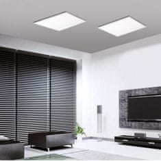 PAUL NEUHAUS LEUCHTEN DIREKT is JUST LIGHT LED panel svítidlo, stropní svítidlo, bílé, 45x45cm, Smart-Home, stmívatelné MEDION RGB plus 3000-5000K