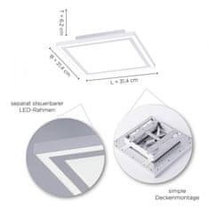 PAUL NEUHAUS LEUCHTEN DIREKT is JUST LIGHT LED panel svítidlo, stropní svítidlo, bílé, stmívatelné, CCT nastavení teploty barvy 3000-5000K