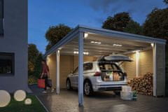 Paulmann PAULMANN Park plus Light LED venkovní nástěnné svítidlo Carport IP44 501x111mm 3000K 3x2W 12V antracit umělá hmota 94510