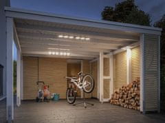 Paulmann PAULMANN Park plus Light LED venkovní nástěnné svítidlo Carport IP44 501x111mm 3000K 3x2W 12V antracit umělá hmota 94510