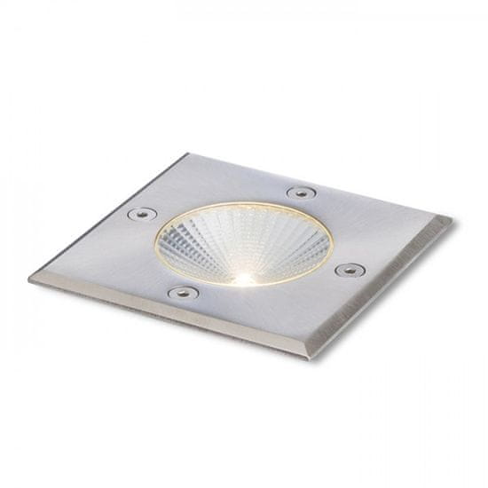 RED Design Rendl RENDL RIZZ SQ 105 nerez 230V LED 3W 96° IP65 3000K R10436