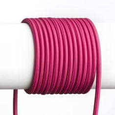 RED Design Rendl RENDL FIT 3X0,75 1bm textilní kabel fuchsiová R12226