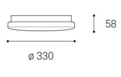 LED2 LED2 1340151 JOTA 33, 18 3CCT 3000K/4000K/6000K STROPNÍ BÍLÉ