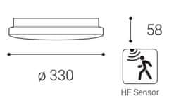 LED2 LED2 1340251 JOTA 33 HF, 18 3CCT 3000K/4000K/6000K STROPNÍ BÍLÉ