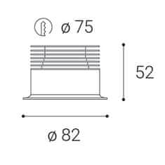 LED2 LED2 2150543D SPOT B, B DIM 9 4000K ZÁPUSTNÉ ČERNÉ