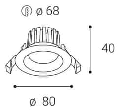 LED2 LED2 2231531 MAX 1, 8 3000K ZÁPUSTNÉ BÍLÉ