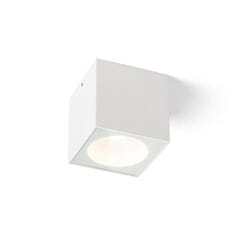 RED Design Rendl RENDL SENZA SQ stropní bílá čiré sklo 230V LED 6W IP65 3000K R13624