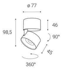 LED2 LED2 11508311DT KLIP ON, WW DIM 11W 3000K stropní bílé