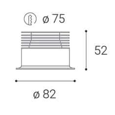 LED2 LED2 2150541DT SPOT B, W DIM 9W 4000K zápustné bílé