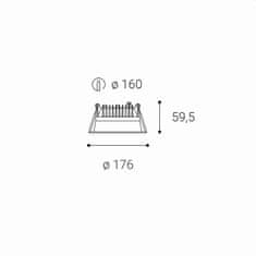 LED2 LED2 2250643D ZETA M, B DIM 25W 4000K zápustné černé