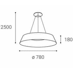 LED2 LED2 3272851DT KATY 78 Z, W DIM 80W 2CCT 3000K/4000K závěsné bílé