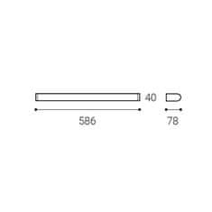 LED2 LED2 4070555 TONDA 60 12W 3000K/4000K nástěnné chrom