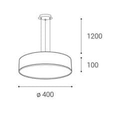 LED2 LED2 3271253DT MONO 40 P-Z, B DIM 30W 2CCT 3000K/4000K závěsné černé