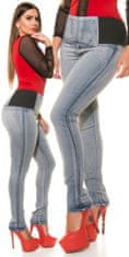 Amiatex Dámské jeans 76757, džínová, 48